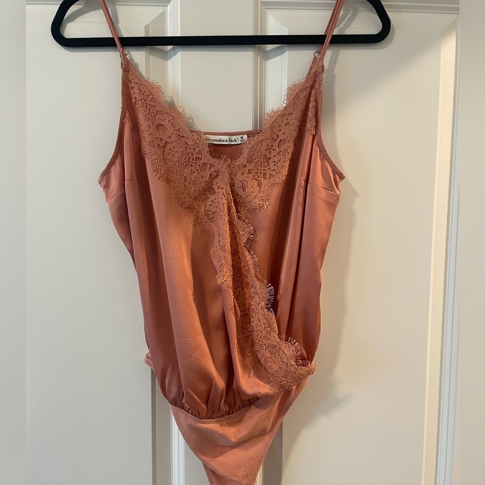 Abercrombie & Fitch Pink body suit - size Medium